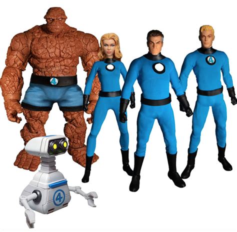 fantastic four one:12 collective deluxe steel boxed set|fantastic four steel box set.